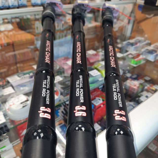 Удилище Stinger Arctic Char Telerod: Трёхметровые телескопические удилища с защитным колпачком на кольца, универсальным катушкодержателем и тестом 15-45гр. Станут отличным спутником на рыбалке и с берега, и с лодки. Как для ловли любой белой рыбы, так и д