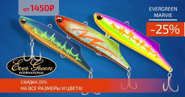 Скидка 25% на японские вибы EVERGREEN!🔵🔵🔴 