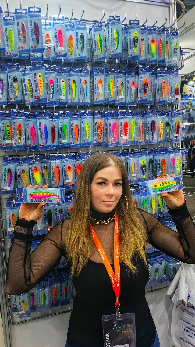 Стенд компании Эко-фиш. Такие бренды как Kuusamo,Stinger, Usami, River Band.➡ 