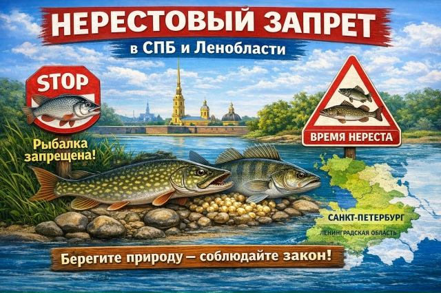 Нерестовый запрет! Правила рыбалки в 2026 году. 