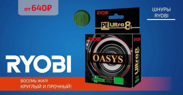 Восьмижильный шнур за 640 рублей? Да! Это возможно!🔵🔵🔴 