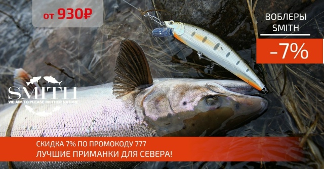Лучшие японские воблеры для севера - SMITH!
